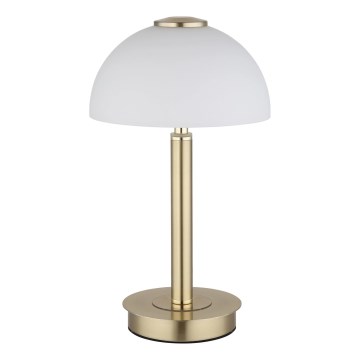 Globo - LED Stmívatelná dotyková stolní lampa LED/7W/230V 3000K mosaz