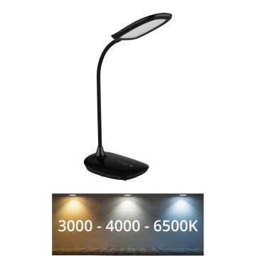 Globo - LED Stmívatelná dotyková stolní lampa LED/9W/230V 3000K/4000K/6500K CRI 90 černá