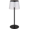 Globo - LED Stmívatelná dotyková venkovní stolní lampa LED/1,8W/5V IP44 1800 mAh černá/čirá