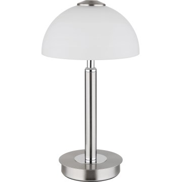 Globo - LED Stmívatelná dotykový stolní lampa LED/7W/230V 3000K matný chrom
