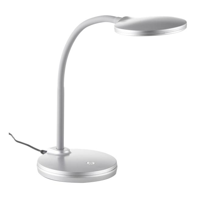 Globo - LED Stmívatelná flexibilní dotyková stolní lampa LED/4,6W/230V stříbrná