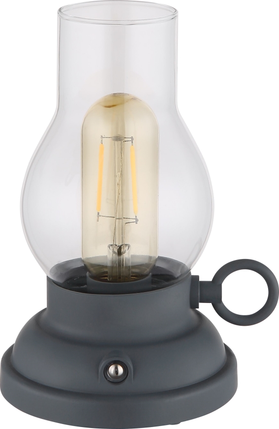 Globo - LED Stmívatelná nabíjecí dotyková stolní lampa LED/1W/3,7V 1200 mAh antracit