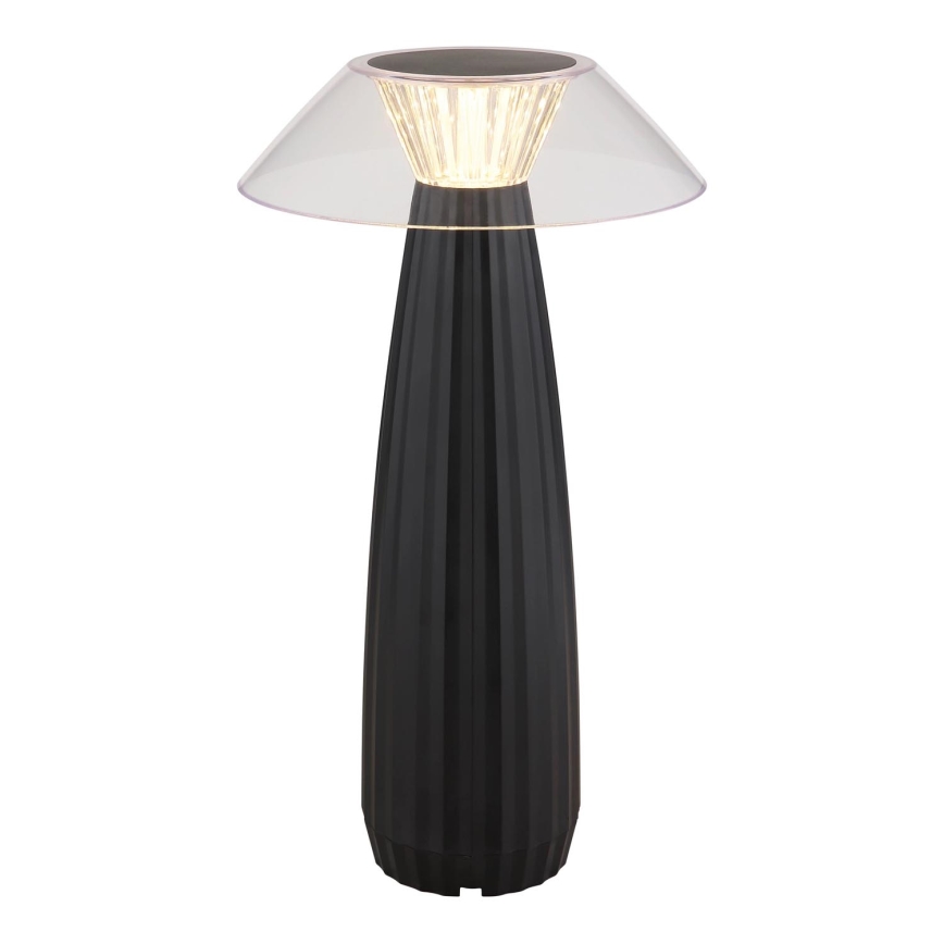 Globo - LED Stmívatelná nabíjecí dotyková stolní lampa LED/1W/3,7V 3000K 1200mAh černá