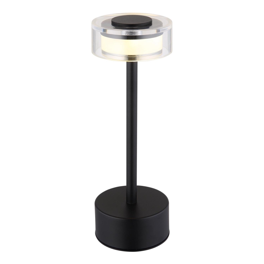 Globo - LED Stmívatelná nabíjecí dotyková stolní lampa LED/2,5W/3,7V 2700/4000/6500K 1800mAh černá
