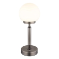 Globo - LED Stmívatelná nabíjecí dotyková stolní lampa LED/2,5W/5V 1800 mAh 2700/4000/6500K antracit