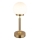 Globo - LED Stmívatelná nabíjecí dotyková stolní lampa LED/2,5W/5V 1800mAh 2700/4000/6500K mosaz