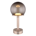 Globo - LED Stmívatelná nabíjecí dotyková stolní lampa LED/2,5W/5V 1800mAh 2700/4000/6500K rose gold