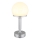 Globo - LED Stmívatelná nabíjecí dotyková stolní lampa LED/2,5W/5V 1800mAh 2800K stříbrná