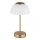 Globo - LED Stmívatelná nabíjecí stolní lampa LED/2,5W/5V 1800mAh 2700K/4000K/6500K mosaz