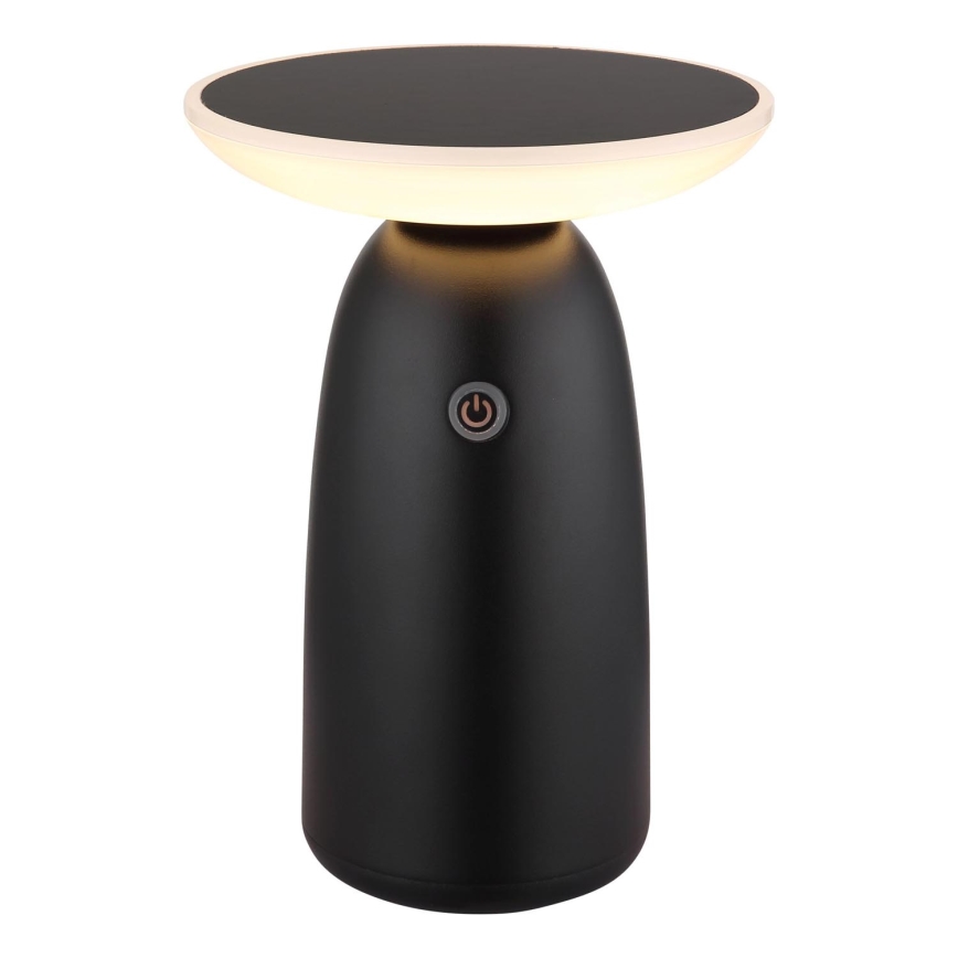 Globo - LED Stmívatelná solární dotyková lampa LED/10W/3,7V IP54 3600 mAh černá
