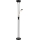 Globo - LED Stmívatelná stojací lampa LED/20W/230V + LED/5,5W 3000K černá/zlatá