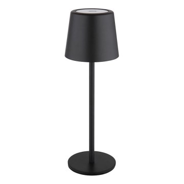 Globo - LED Stmívatelná venkovní dotyková stolní lampa LED/2W/5V 3000/4000/6000K 2200 mAh IP44 černá