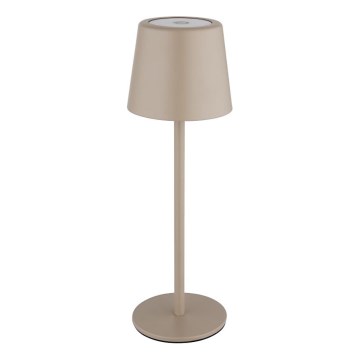 Globo - LED Stmívatelná venkovní dotyková stolní lampa LED/2W/5V 3000/4000/6000K 2200 mAh IP44 krémová