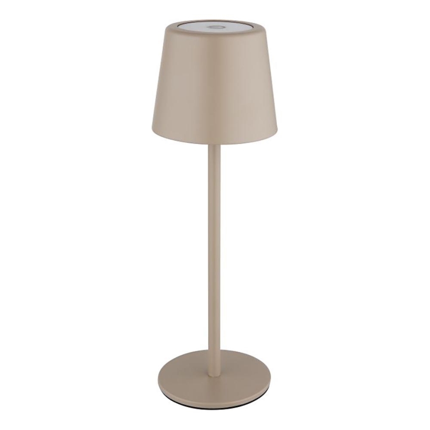 Globo - LED Stmívatelná venkovní dotyková stolní lampa LED/2W/5V 3000/4000/6000K 2200 mAh IP44 krémová