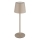 Globo - LED Stmívatelná venkovní dotyková stolní lampa LED/2W/5V 3000/4000/6000K 2200 mAh IP44 krémová