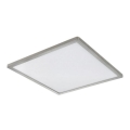 Globo - LED Stmívatelné koupelnové stropní svítidlo LED/18W/230V 29,4x29,4 cm IP44 matný chrom