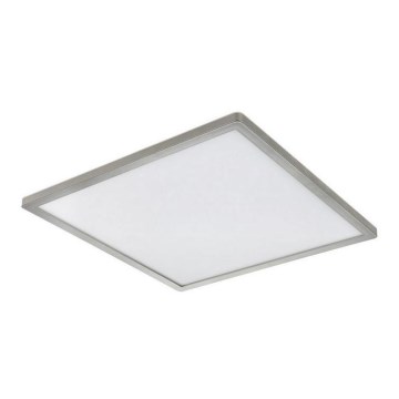 Globo - LED Stmívatelné koupelnové stropní svítidlo LED/18W/230V 29,4x29,4 cm IP44 matný chrom