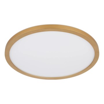 Globo - LED Stmívatelné koupelnové stropní svítidlo LED/18W/230V 3000K IP44 pr. 29,4 cm mosaz