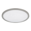 Globo - LED Stmívatelné koupelnové stropní svítidlo LED/18W/230V pr. 29,4 cm IP44 matný chrom