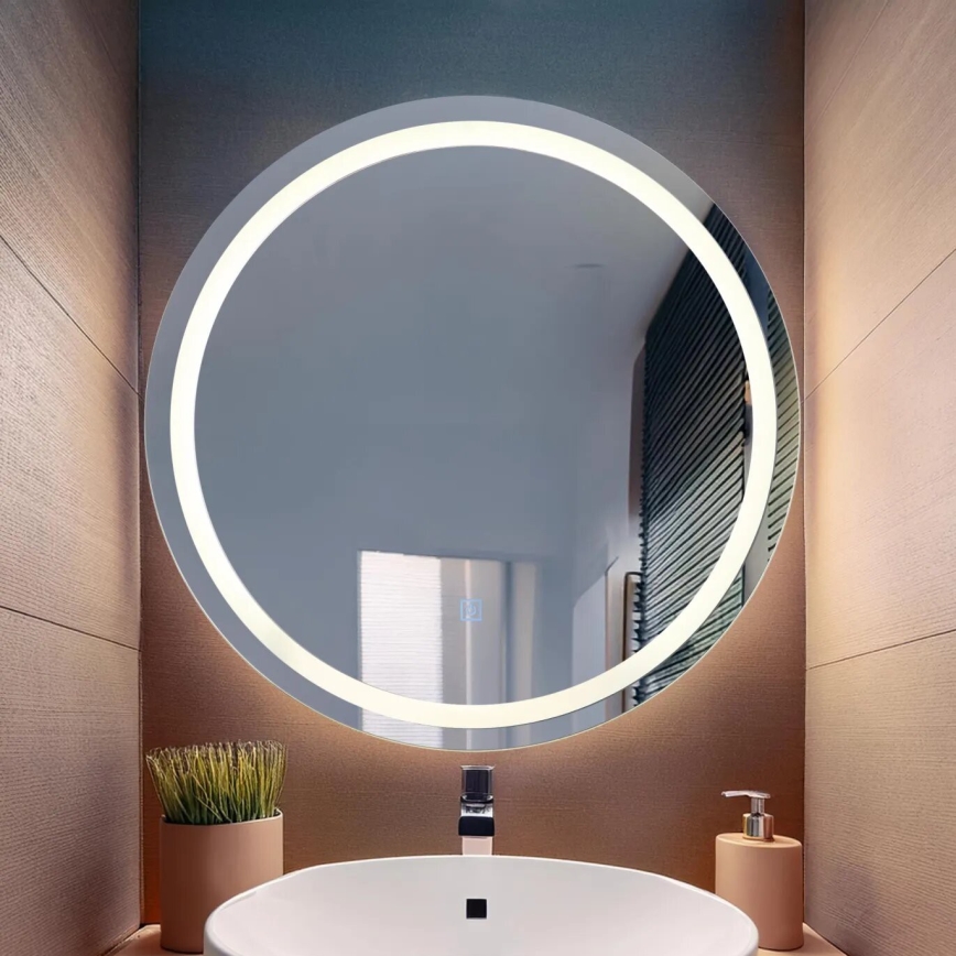 Globo - LED Stmívatelné nástěnné zrcadlo s podsvícením LED/10W/230V 4000K pr. 55 cm