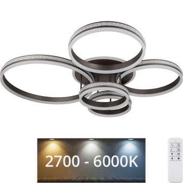 Globo - LED Stmívatelné stropní svítidlo LED/120W/230V 2700K-6000K + dálkové ovládání