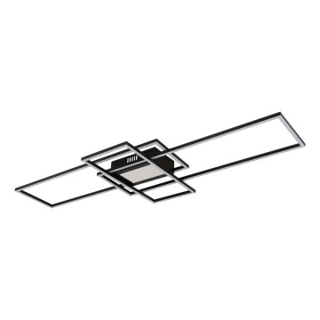 Globo - LED Stmívatelné stropní svítidlo LED/60W/230V 2700-6500K 42x110,8 cm černá + dálkové ovládání