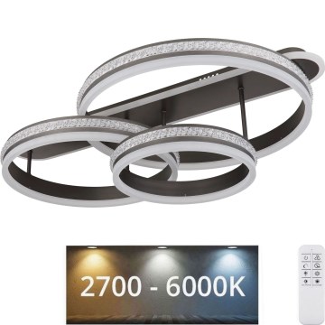 Globo - LED Stmívatelné stropní svítidlo LED/75W/230V 2700K-6000K + dálkové ovládání