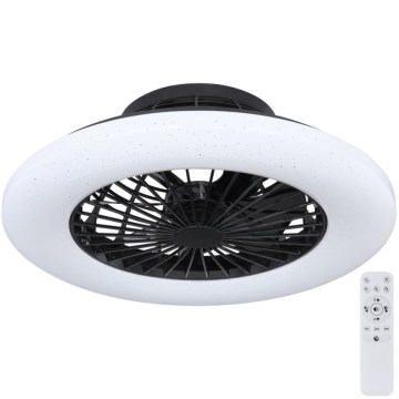 Globo - LED Stmívatelné stropní svítidlo s ventilátorem LED/30W/230V 3000-6500K + dálkové ovládání