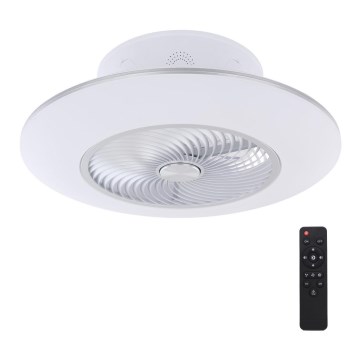 Globo - LED Stmívatelné stropní svítidlo s ventilátorem LED/40W/230V 3000-6000K + dálkové ovládání