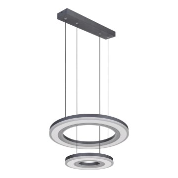 Globo - LED Stmívatelný lustr na lanku LED/50W/230V 2700-6000K pr. 50 cm černá + dálkové ovládání