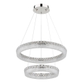 Globo - LED Stmívatelný lustr na lanku LED/60W/230V 2700-6000K čirá + dálkové ovládání