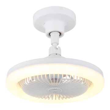 Globo - LED Stmívatelný stropní ventilátor LED/20W/230V 3000-6500K bílá + dálkové ovládání