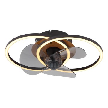 Globo - LED Stmívatelný stropní ventilátor LED/24W/230V 2700-6500K + dálkové ovládání