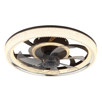 Globo - LED Stmívatelný stropní ventilátor LED/30W/230V 2700-6000K + dálkové ovládání