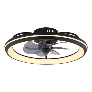 Globo - LED Stmívatelný stropní ventilátor LED/40W/230V 3000-6500K + dálkové ovládání