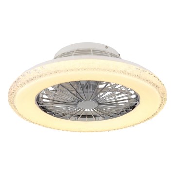 Globo - LED Stmívatelný stropní ventilátor LED/40W/230V 3000-6500K + dálkové ovládání