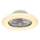 Globo - LED Stmívatelný stropní ventilátor LED/40W/230V 3000-6500K + dálkové ovládání