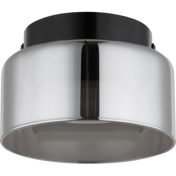 Globo - LED Stropní svítidlo 1xGX53/6W/230V pr. 13 cm kouřová/černá