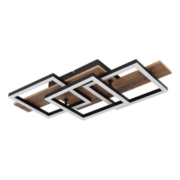 Globo - LED Stropní svítidlo LED/24W/230V 3000K 33x58 cm hnědá/černá