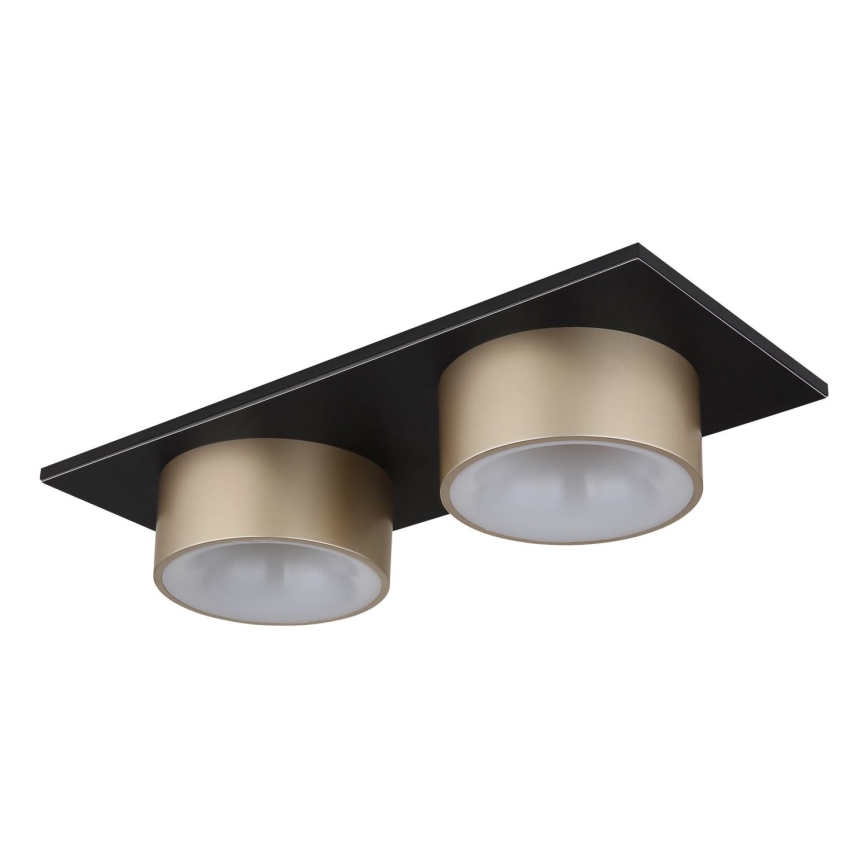 Globo - LED Stropní svítidlo LED/24W/230V 3000K 46x20 cm mosaz