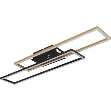 Globo - LED Stropní svítidlo LED/30W/230V 3000K 60x80 cm černá/zlatá