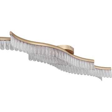 Globo - LED Stropní svítidlo LED/35W/230V 3200K 18x108 cm zlatá
