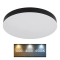 Globo - LED Stropní svítidlo LED/36W/230V 3000K/4000K/6500K pr. 40 cm černá