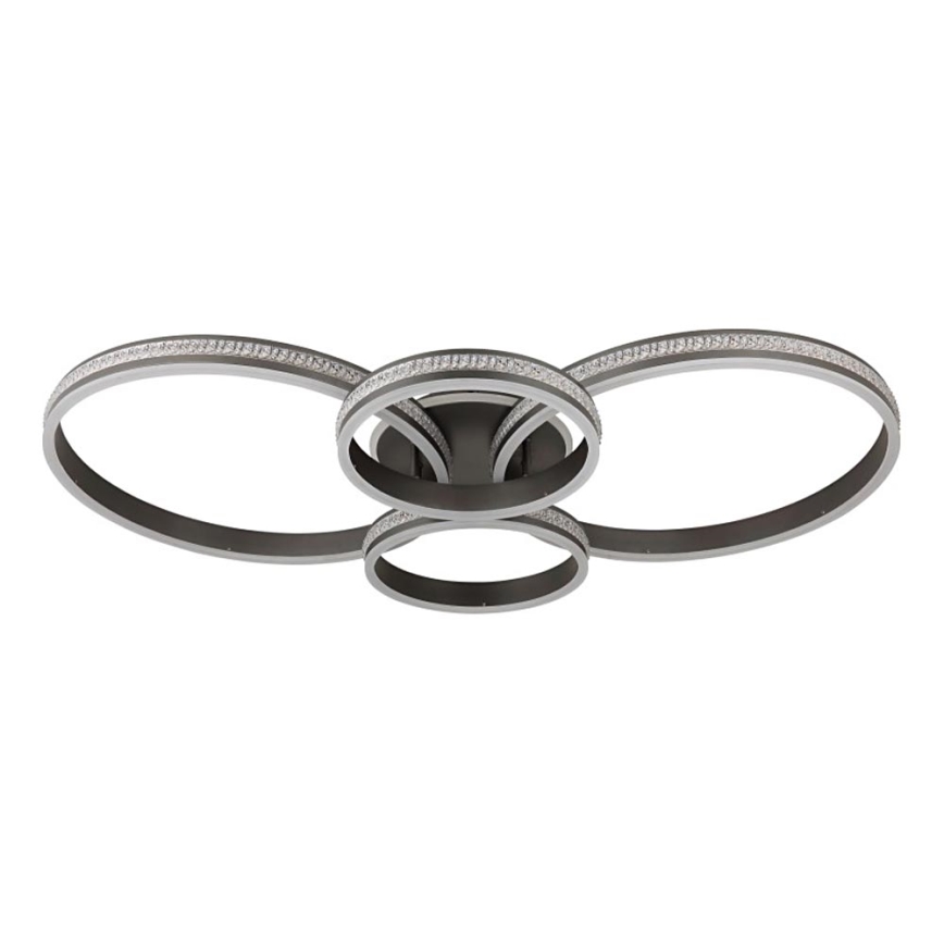 Globo - LED Stropní svítidlo LED/39W/230V 2700/4500/6500K 106x60 cm antracit