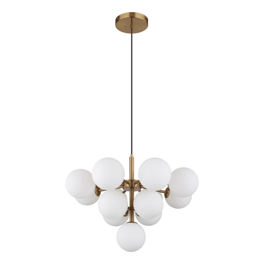 Globo - Lustr na lanku 13xG9/5W/230V pr. 56 cm zlatá