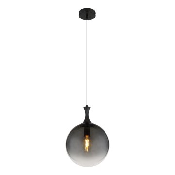 Globo - Lustr na lanku 1xE27/10W/230V pr. 25 cm černá
