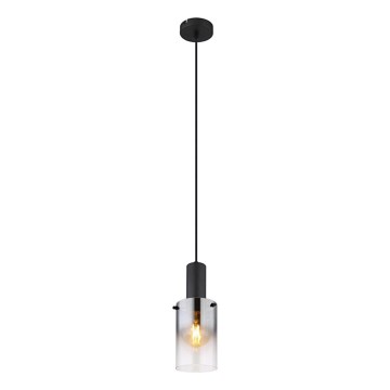 Globo - Lustr na lanku 1xE27/40W/230V pr. 12,5 cm černá