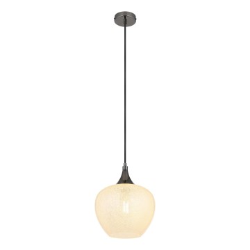 Globo - Lustr na lanku 1xE27/40W/230V pr. 24 cm bílá/antracit
