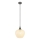 Globo - Lustr na lanku 1xE27/40W/230V pr. 24 cm bílá/antracit