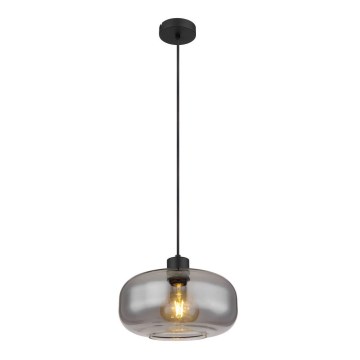 Globo - Lustr na lanku 1xE27/40W/230V pr. 28 cm šedá
